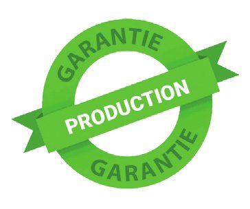 Badge Garantie Production